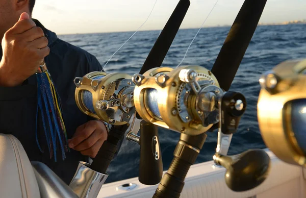 Риболовля на глибоководній морській воді — стокове фото