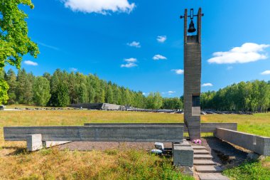 Khatyn, Beyaz Rusya - 20 Ağustos 2015: memorial kompleksi Khatyn, cemet