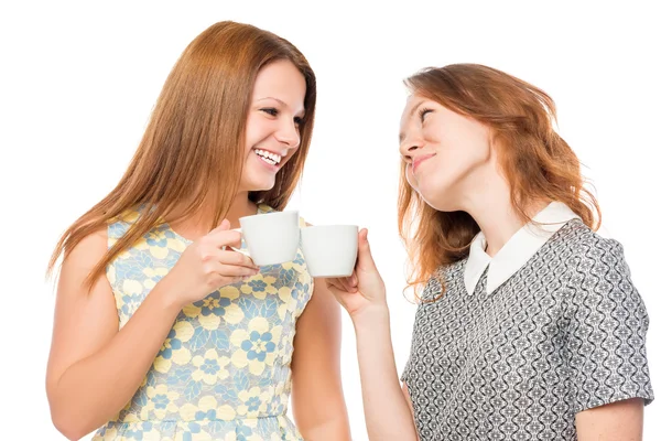 Nejlepší přátelé uživatele splňovat pro šálek čaje — Stock fotografie