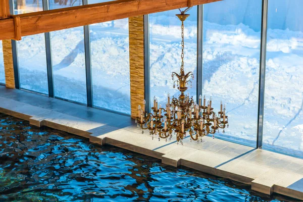 Intérieurs Maison Piscine Privée — Photo