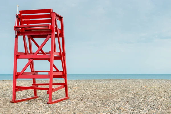 Tower Lifeguard Beach Sea People — Stock Photo, Image