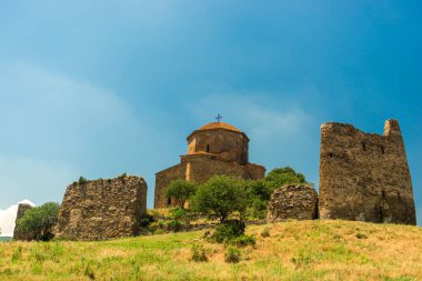 Mtskheta, Georgia 'daki Antik Jvari Manastırı 