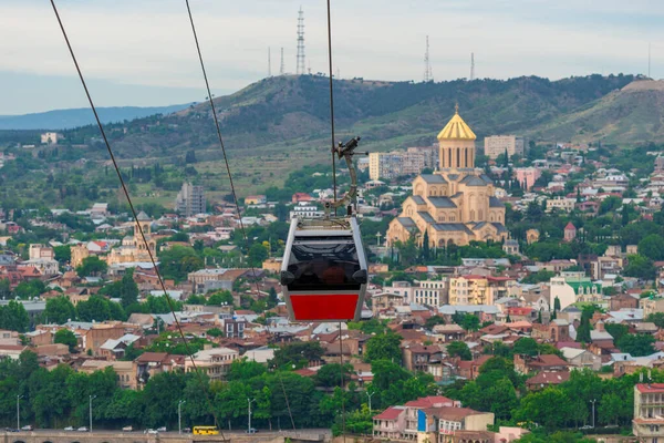 View Cable Car Tbilisi Georgia — Stock Photo, Image