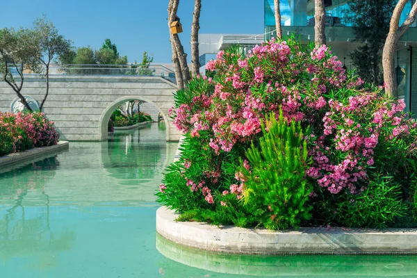 Little Venice Water Park Located Baku Boulevard Center Baku City — Stock Photo, Image