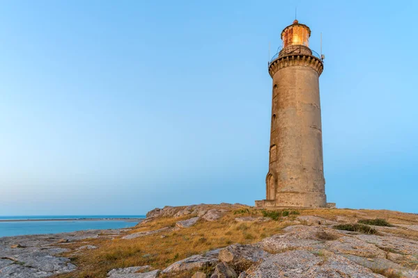 Absheron Big Lighthouse Seashore Baku Azerbaijan — Stock Photo, Image
