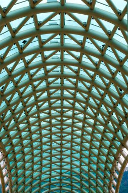 Tiflis, Gürcistan 'da barış köprüsü.