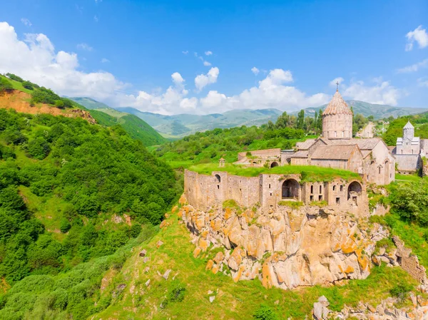 Tatev Manastırı Ermenistan Dağlarının Panoramik Manzarası — Stok fotoğraf