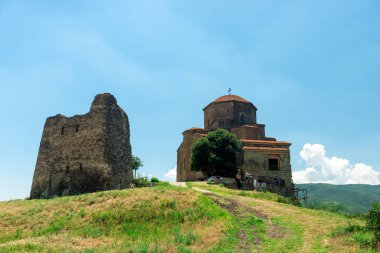 Mtskheta, Georgia 'daki Antik Jvari Manastırı 