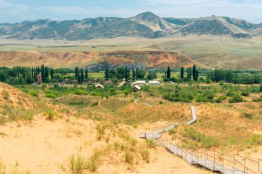 Dağıstan, Rusya 'da kum tepeciği Sarikum