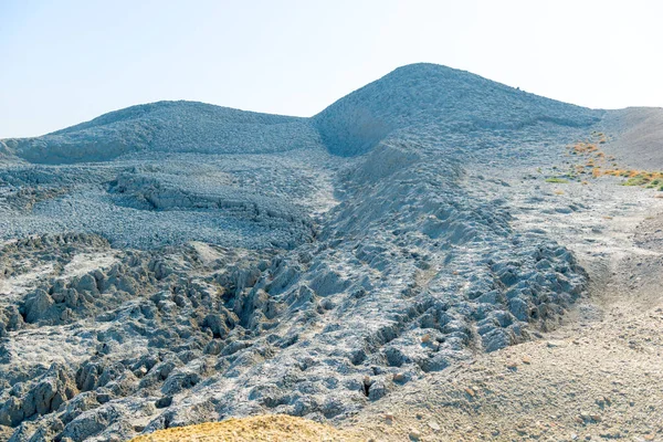 Moddervulkanen Gobustan Azerbeidzjan Droge Grond Scheuren — Stockfoto