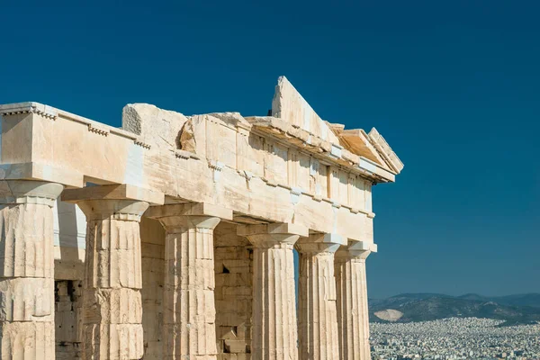 Parthenon Tempel Acropolis Athene Griekenland — Stockfoto