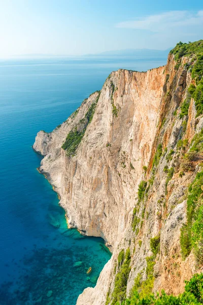 ชายหาด Navagio ชายหาดซากเร เกาะ Zakynthos — ภาพถ่ายสต็อก