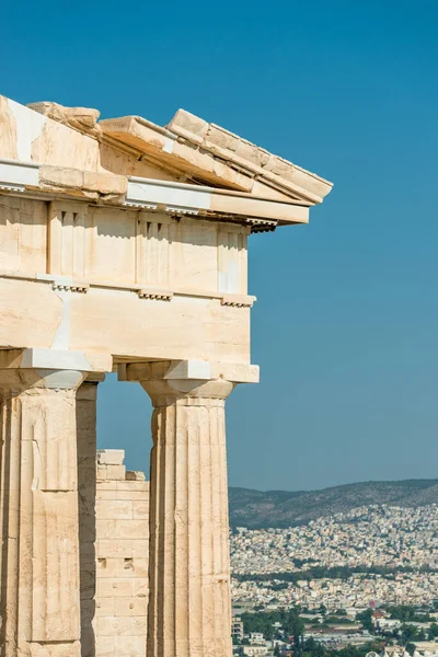 Parthenon Tempel Acropolis Athene Griekenland — Stockfoto