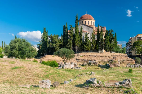 Iglesia Ortodoxa Griega Atenas Grecia —  Fotos de Stock