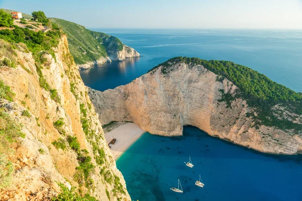 Navagio Beach Shipwreck Beach Zakynthos Island Griekenland — Stockfoto