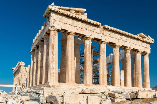 Parthenon Tempel Acropolis Athene Griekenland — Stockfoto