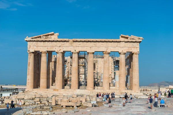 Parthenon Tempel Acropolis Athene Griekenland — Stockfoto