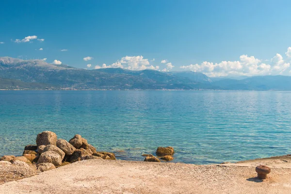 Picturesque Seascape Greece Sunny Day — Stock Photo, Image