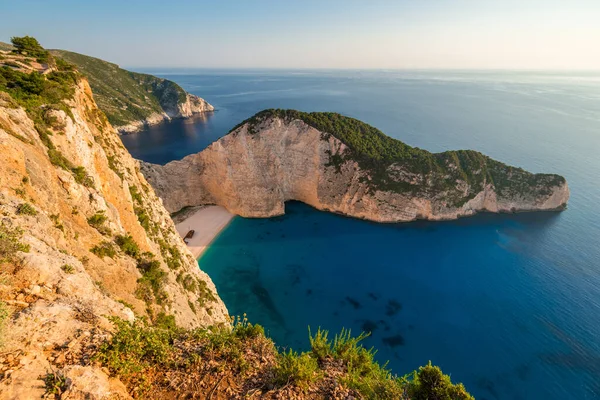 Navagio Beach Shipwreck Beach Zakynthos Island Greece — Stock Photo, Image