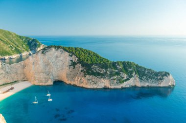 Navagio Plajı - Gemi enkazı Plajı, Zakynthos Adası, Yunanistan