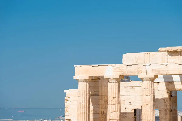Parthenonský Chrám Akropoli Aténách Řecko — Stock fotografie
