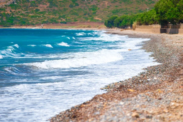 Beautiful sea waves of the Mediterranean Sea — Stock Photo, Image