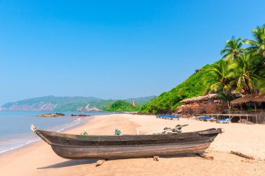 Cola Beach Güney Goa, çok güzel bir plaj