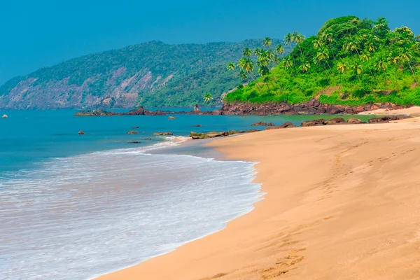 Playa Goa. Impresionantes vistas del paraíso lugar — Foto de Stock