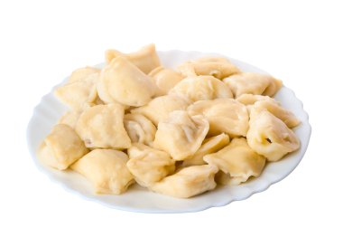 lezzetli köfte izole tam tabak