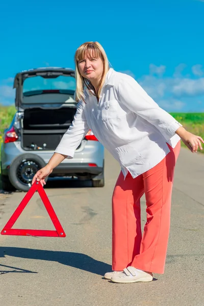 Ein Problem auf einer Reise — Stockfoto