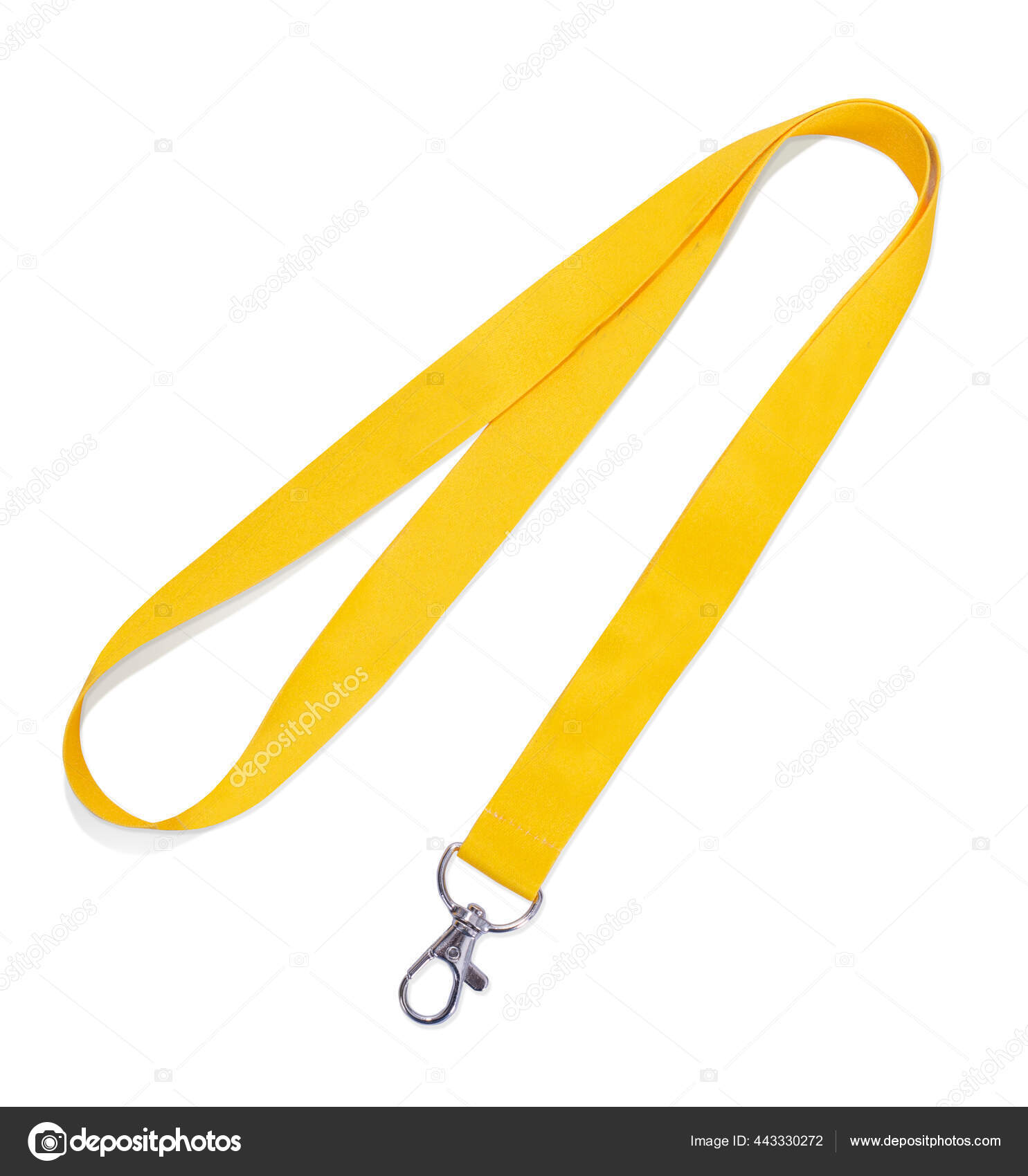 Download Yelow Lanyard Neck Strap Mockup White Background Stock Photo Image By C Tamermallak Gmail Com 443330272