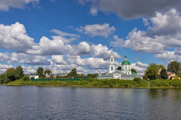 Tver Church Great Martyr Catherine Catherine Monastery View River Beautiful — Stock Photo, Image