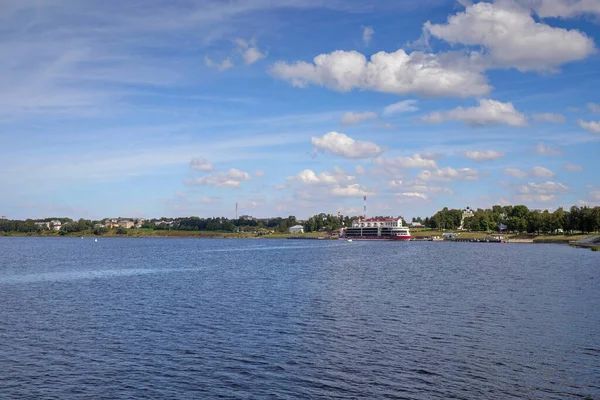 Glij Maar Yaroslavl Regio Cruiseschepen Pier Gouden Ring Van Rusland — Stockfoto