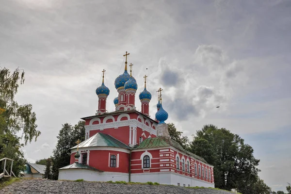 Uglich Gebiet Jaroslawl Uglich Kreml Demetriuskirche Auf Blut Jahrhundert Wunderschöne — Stockfoto