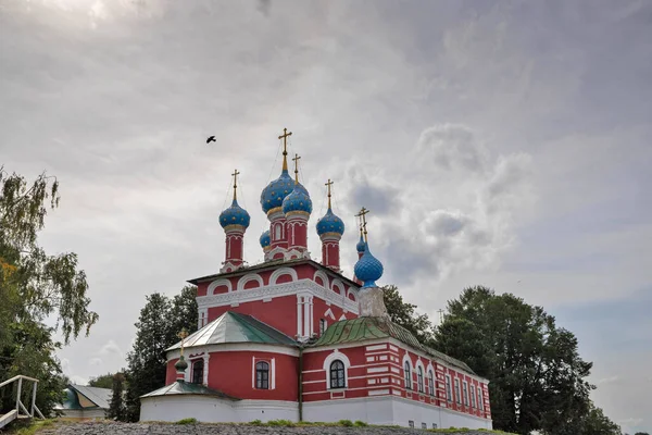 Uglich Região Yaroslavl Uglich Kremlin Igreja Demétrio Sobre Sangue Século Fotografia De Stock