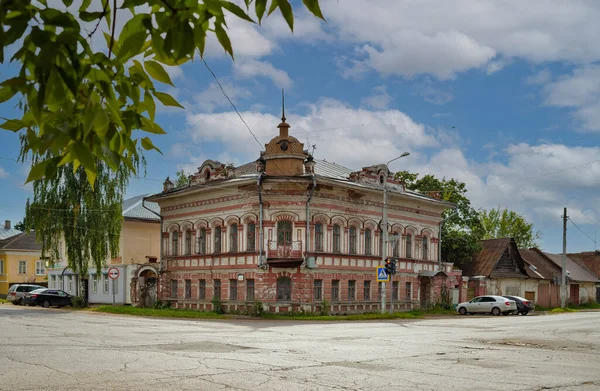 Uglich Región Yaroslavl Casa Vinogradov Monumento Urbanismo Arquitectura Siglo Xix —  Fotos de Stock