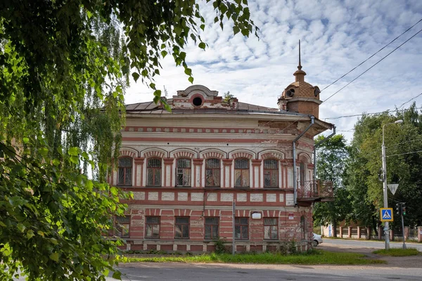 Glij Maar Yaroslavl Regio Vinogradov Huis Monument Van Stedenbouw Architectuur — Stockfoto