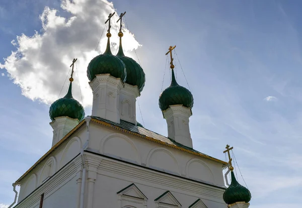 Kostroma Kerk Van Genadige Redder Gostiny Dvor Kerk Van Redder — Stockfoto