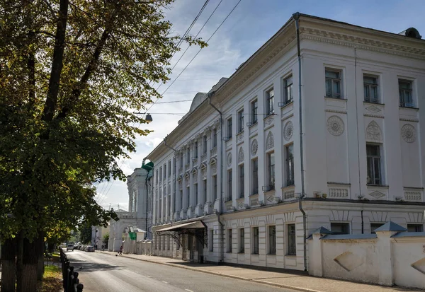 Kostroma Maison Sur Perspective Monde Rue Pavlovskaïa Bâtiment Musée Romanov — Photo