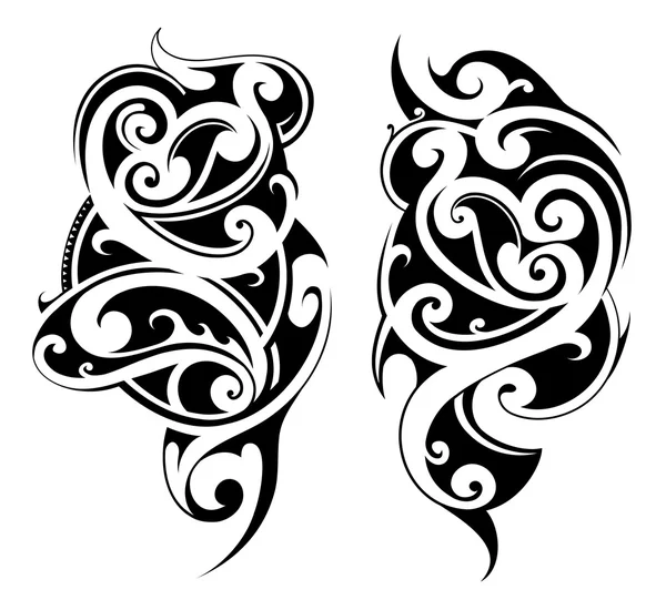 Tatuagem estilo maori — Vetor de Stock