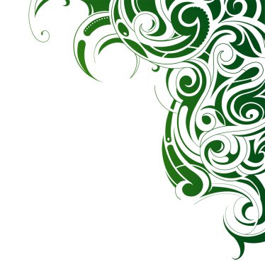 Zarif çerçeve çiçek öğeleri