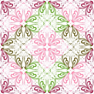 Dikişsiz çiçek süsleme