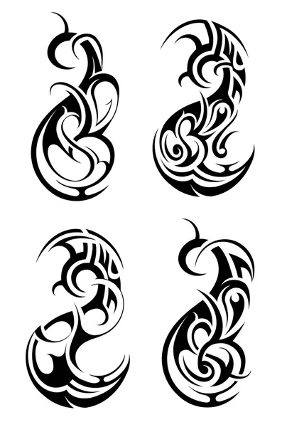 Maori tatuering — Stock vektor