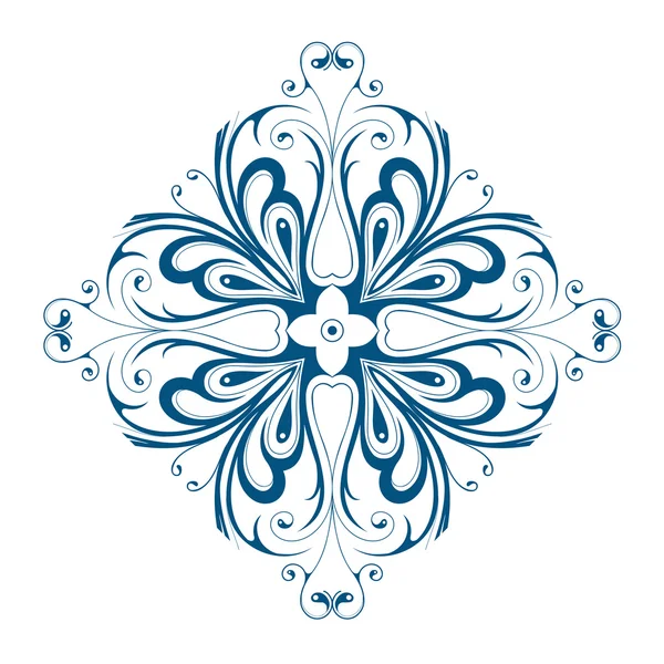 Snowflake ornament — Stock Vector