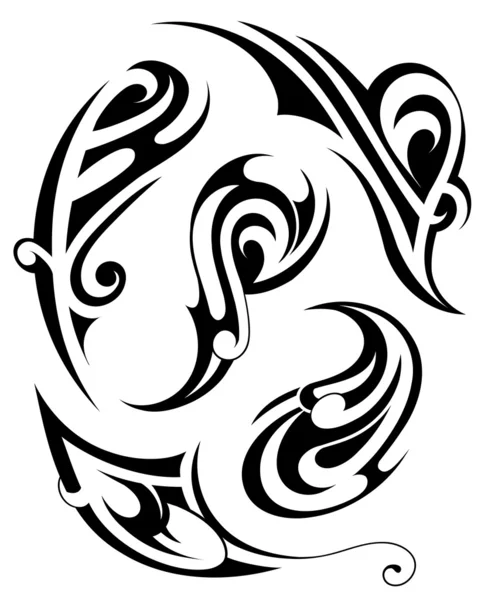 Set de tatouage art tribal — Image vectorielle