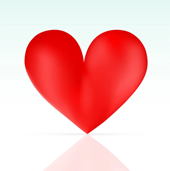 Hart vorm als symbool voor Valentines Day — Stockvector