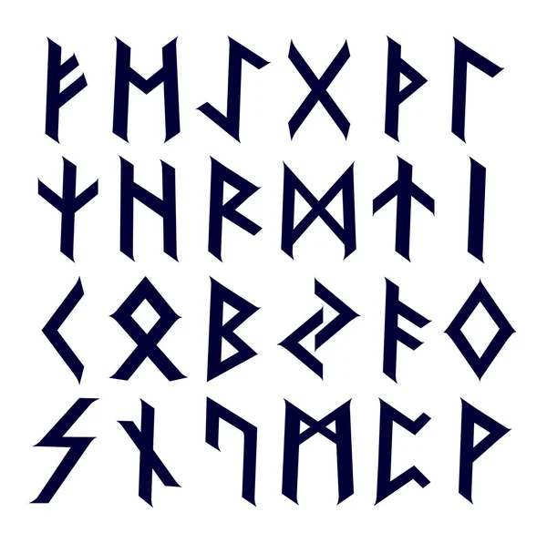 Runes caltiques abc — Image vectorielle