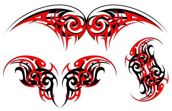 Tribal tattoo set — Stock Vector