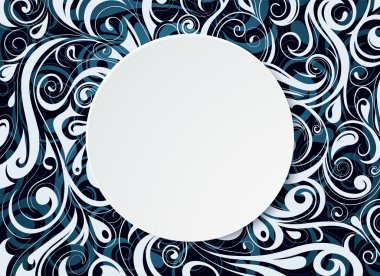 Dekoratif zemin kopya alanı ile