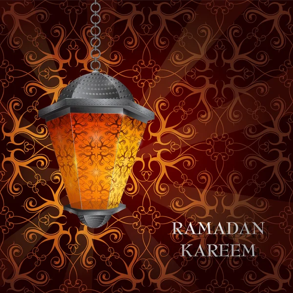 Ramadan wenskaart ontwerp — Stockvector